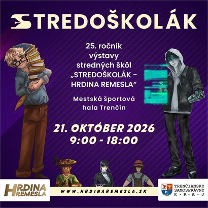 Pozývame vás na výstavu Stredoškolák 2026
